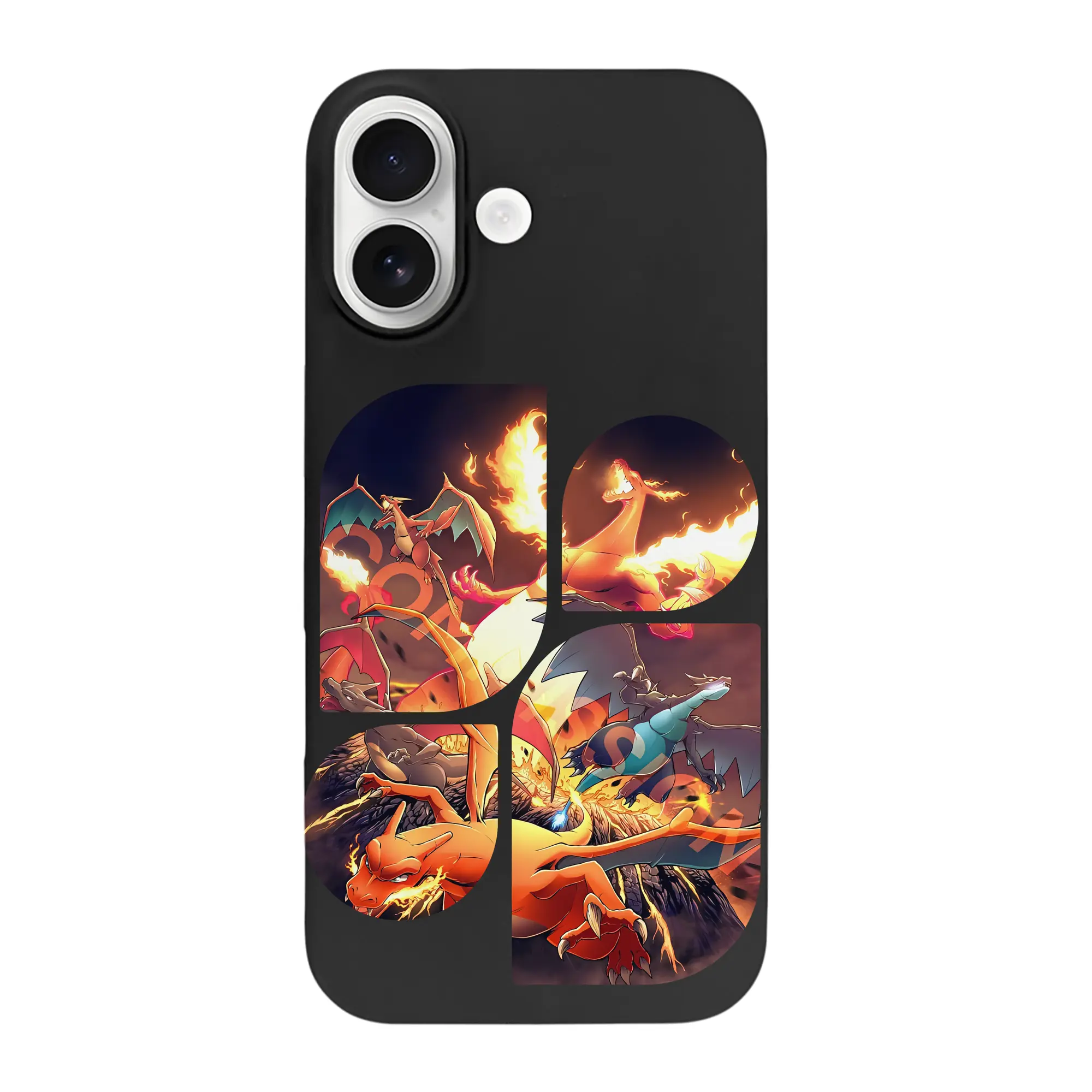 ポケモン グッズ,リザードン - iPhone 17 シリーズ シリコンケース 薄型 耐衝撃 指紋防止 ソフトタッチカバー 精密フィット 傷防止 保護ケース iPhone 17/17 Air/17 Pro/17 Pro Max 対応